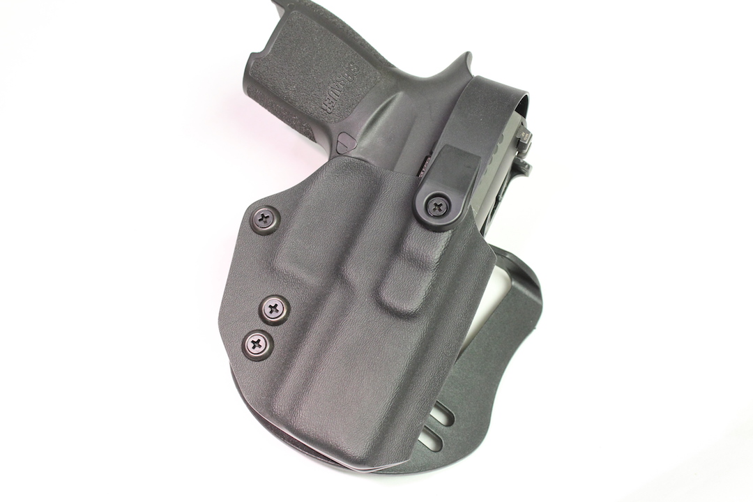 Details about   OWB Kydex Holster for Hanguns with Crimson Trace CMR 208 SLANTED FLAG 